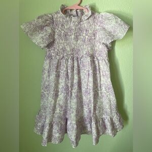 Janie and Jack Lavender Floral Dress